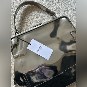 Isaac Reina, Mirror Calf Hand Bag 29x29x1cm